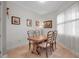 Dining area features a wooden table and chairs at 13303 Swiftwater Way, Lakewood Ranch, FL 34211