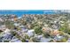 Residential area from above, showing property lines and home's proximity to neighborhood amenities at 1687 Arlington St, Sarasota, FL 34239