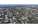 An aerial view shows the location of the property in relation to the surrounding area at 2345 Oak Ter, Sarasota, FL 34231