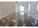 Close-up of a granite kitchen island countertop showing the unique colors and style of the stone at 2345 Oak Ter, Sarasota, FL 34231