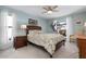 Comfortable bedroom featuring a large bed and sunny windows at 4411 Violet Ave, Sarasota, FL 34233