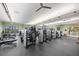 Spacious gym with strength training machines and windows at 4543 Terrazza Ct, Lakewood Ranch, FL 34211