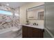 Stylish bathroom with modern vanity, elegant tile work, and updated fixtures at 6705 20Th W Ave, Bradenton, FL 34209