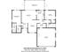 Detailed floor plan of a 3 bedroom, 2 bath home, providing a clear layout of the property's living spaces at 6705 20Th W Ave, Bradenton, FL 34209