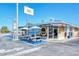 A restaurant featuring outdoor seating, ample parking, and themed nautical accents at 746 Plymouth St, Sarasota, FL 34242