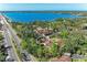 Beautiful aerial view of a condo community surrounded by lush greenery and a scenic waterfront at 7921 4Th W Ave, Bradenton, FL 34209