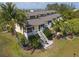 Aerial view of a beautiful townhome community with tropical landscaping near the beach at 9400 Little Gasparilla Is # F6, Placida, FL 33946