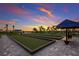 Community bocce ball court with seating at 14906 Lyla Ter, Bradenton, FL 34211