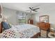 Comfortable bedroom with a queen bed, and natural light at 155 Jose Gaspar Dr # 155, Englewood, FL 34223