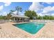 Beautiful community pool and cabana area, perfect for enjoying sunny days and social gatherings at 155 Jose Gaspar Dr # 155, Englewood, FL 34223