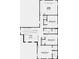 Detailed floor plan showcasing the layout of the second floor at 2243 Overfalls Pl, Wesley Chapel, FL 33543