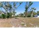 Expansive backyard with mature trees and lush greenery, offering endless possibilities for outdoor activities at 400 Dona Dr, Nokomis, FL 34275
