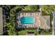 Aerial view of a pool at 6326 Grand Oak Cir # 101, Bradenton, FL 34203