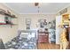 Cozy bedroom featuring stylish black shelving, charming decor and a comfortable bed at 805 Spring Lakes Blvd # 805, Bradenton, FL 34210