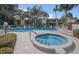 Enjoy a refreshing swim in the community pool and relax in the adjacent hot tub at 805 Spring Lakes Blvd # 805, Bradenton, FL 34210