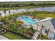 A private community pool and sundeck enhance outdoor living at 8609 Evening Dr, Sarasota, FL 34241