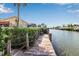 Private dock on the canal at 27 Inlets Blvd # 27, Nokomis, FL 34275