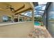 Outdoor bar area with view of the pool at 272 Maraviya Blvd, Nokomis, FL 34275