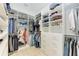 Well-organized walk-in closet with custom shelving and ample storage space at 272 Maraviya Blvd, Nokomis, FL 34275