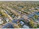 Aerial shot of a well-established neighborhood, showcasing a mix of residential properties and local streets at 2746 Tangelo Dr, Sarasota, FL 34239