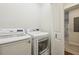 Functional laundry room with modern washer and dryer units at 2746 Tangelo Dr, Sarasota, FL 34239