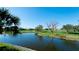 Scenic view of golf course and pond at 3500 El Conquistador Pkwy # 336, Bradenton, FL 34210