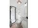 Bathroom includes a modern shower, toilet and sink at 3951 Palau Dr, Sarasota, FL 34241