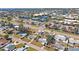 Panoramic aerial view of a neighborhood with commercial areas and ample parking at 5724 25Th W St, Bradenton, FL 34207