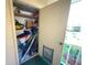 Overstuffed storage closet with shelving at 6330 7Th W Ave, Bradenton, FL 34209