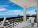 Balcony with a chaise lounge, offering serene ocean views at 1145 Gulf Of Mexico Dr # 305, Longboat Key, FL 34228