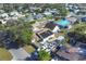 This aerial image shows a beautiful property with a large yard and a convenient location in a tranquil residential neighborhood at 2202 21St W St, Bradenton, FL 34205