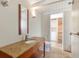 Bathroom vanity featuring tan granite countertop at 344 Monroe Dr, Sarasota, FL 34236