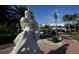 Outdoor statue of a figure in front of a restaurant on a sunny day at 344 Monroe Dr, Sarasota, FL 34236