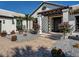 Beautiful home entrance with stone walkway and manicured garden at 355 W Royal Flamingo Dr, Sarasota, FL 34236