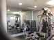 Well-equipped community gym with a mirror wall and a variety of equipment at 3863 59Th W Ave # 4189, Bradenton, FL 34210