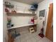 Pantry/Storage room with extensive shelving for optimal organization and accessibility at 4197 66Th Street W Cir, Bradenton, FL 34209