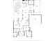 Detailed floorplan showcasing the layout of the home's first floor, including rooms and dimensions at 537 Fore Dr, Bradenton, FL 34208