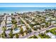 Breathtaking aerial view of a coastal community with charming homes and ocean views at 6606 Holmes Blvd # 3, Holmes Beach, FL 34217