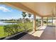 Enjoy serene lake views from this lovely screened-in patio at 6637 Deering Cir, Sarasota, FL 34240