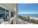 Balcony view of the beach and ocean at 775 Longboat Club Rd # 406, Longboat Key, FL 34228