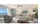 Bright living room featuring ocean views and a comfortable seating area at 775 Longboat Club Rd # 406, Longboat Key, FL 34228