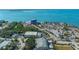 Scenic aerial view of condo near waterfront theater, revealing a vibrant cultural scene and accessible leisure activities at 800 N Tamiami Trl # 1217, Sarasota, FL 34236