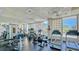 Bright gym with treadmills, stationary bikes, and weight machines, offering a complete fitness experience at 1211 Gulf Of Mexico Dr # 701, Longboat Key, FL 34228