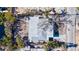 Bird's-eye view of the property with new roof, landscaping, and a convenient layout at 132 Harrison Dr, Sarasota, FL 34236