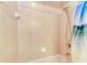 This bathroom features an updated shower with premium fixtures and tile at 1522 3Rd Street E Cir, Palmetto, FL 34221