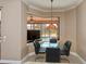 Breakfast nook with pool view at 2002 Palm View Rd, Sarasota, FL 34240