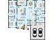 Detailed floor plan with labeled rooms, dimensions, and layout at 2157 Snug St, North Port, FL 34286