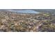 Aerial view of a neighborhood with a lake nearby, showcasing community charm at 2300 23Rd S St, St Petersburg, FL 33712