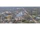 An aerial view of a mature tree lined neighborhood with local medical facilities in the area at 2300 23Rd S St, St Petersburg, FL 33712