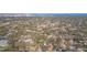 Wide aerial shot of a neighborhood with lush trees in a vibrant community at 2300 23Rd S St, St Petersburg, FL 33712